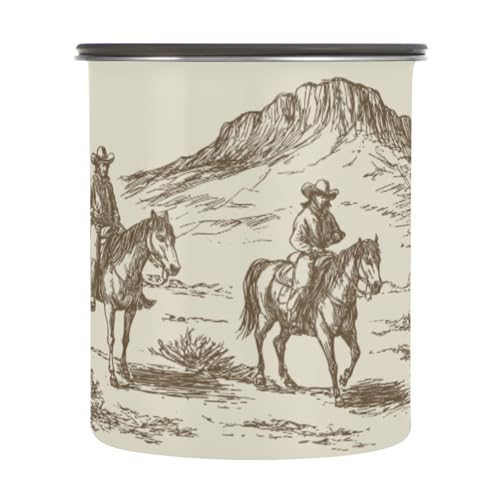 Envase de café hermético de acero inoxidable 900ml