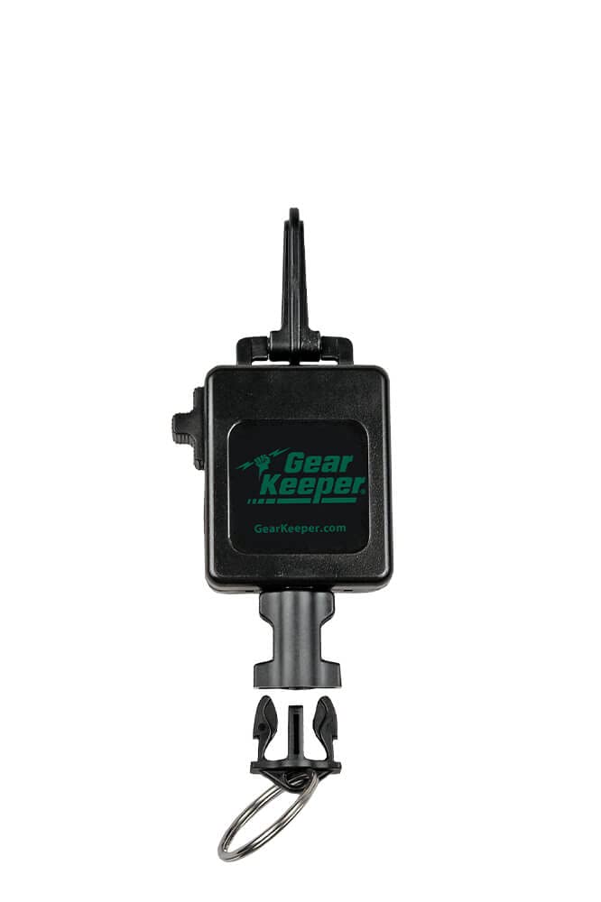 Gear Keeper Fly Fishing Net Retractor - Compatible with Most Nets - Various Mounting Options with QC-II Split Ring Accessory - Ideal Kayak & Fly