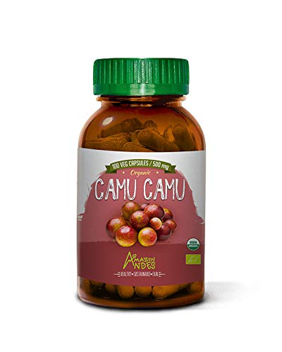 Amazon Andes - Organic camu camu Capsules - Powerful Vitamin C - 1000