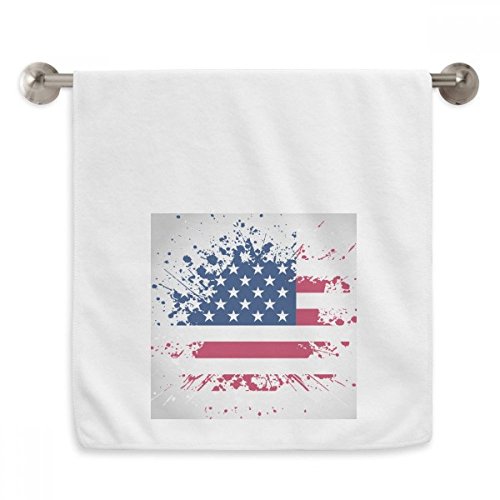 Serviette moelleuse Amérique blanche 13x29 pouces absorbante et confortable