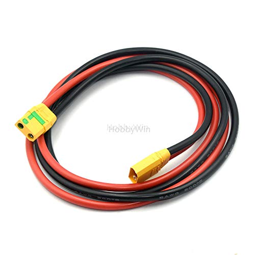XT90-S Anti-Spark Female to XT90 Male Plug Extension Wire Cable for RC Hobby Battery Charging
