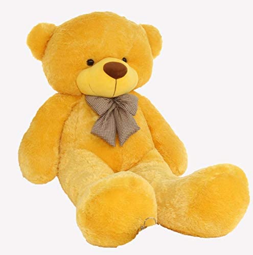Image of 4 Feet Teddy Bear - Giant Soft Toy in Yellow 48 Inch (4 Feet,Yellow)