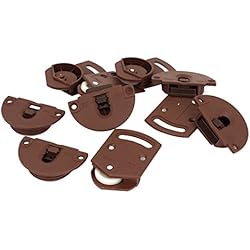 sourcing map Armario Puerta Corrediza Rodillo Gear Riel Panel Interno Kit 5 Pares