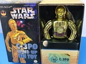 Star Wars C-3PO Wind Up Tin Toy Japan Tin Age Collection Rebel Alliance