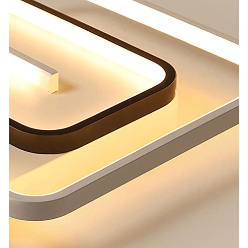 Plafonnier carré moderne LED 30W or dimmable salon cuisine bureau - 6