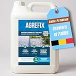 Agrefix – liant gravier extérieur 5 L – fixateur & stabilisateur de cailloux et paillis, écologique et non toxique