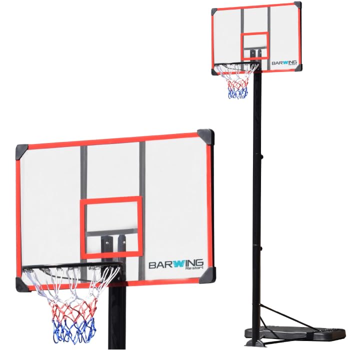 Amazon.co.jp: BARWING(バーウィング) バスケットゴール 無段階調整 2
