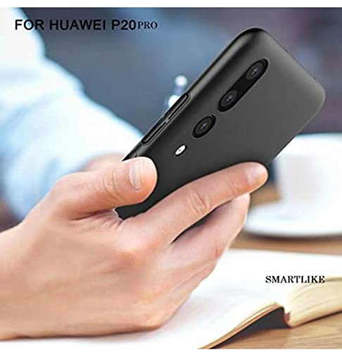 Image of Mobile Back Cover Case for Honor P20 Pro (Silicone Case|CameraProtection|Black SC1510)