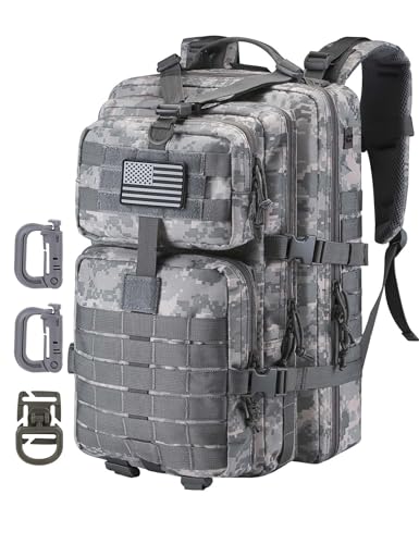 Hannibal Tactical MOLLE Assault Backpack with USA Flag Patch