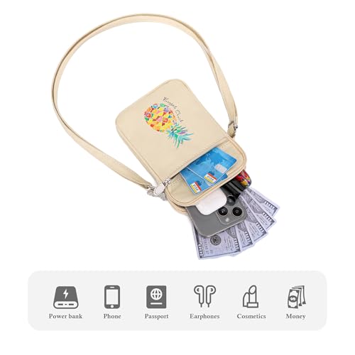 Image of AOCINA Small Wallet Purse Canvas Mini Purse Crossbody Phone Purse Bag for Girls Teens Boys Women