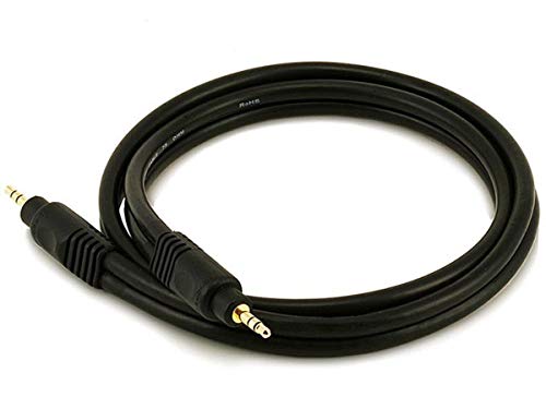 Cable Monoprice 3.5mm Stereo Macho - Negro 0.91 m miniatura 1