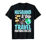 Couple Matching Husband And Wife Travel Partners For Life T-Shirt