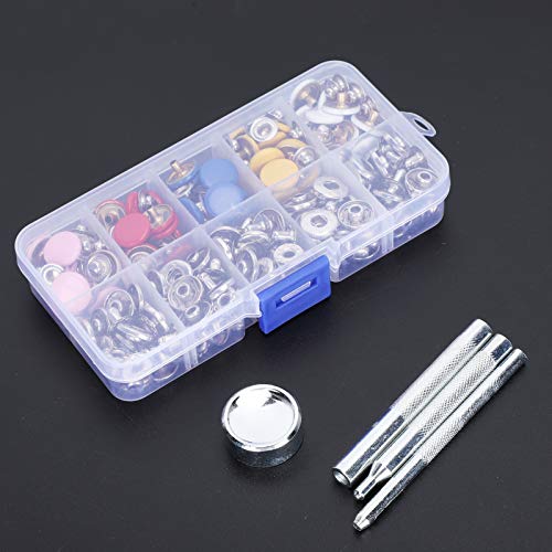 Ferramenta de pressão de couro, kit de fixação de pressão, alta qualidade durável 1 conjunto colorid