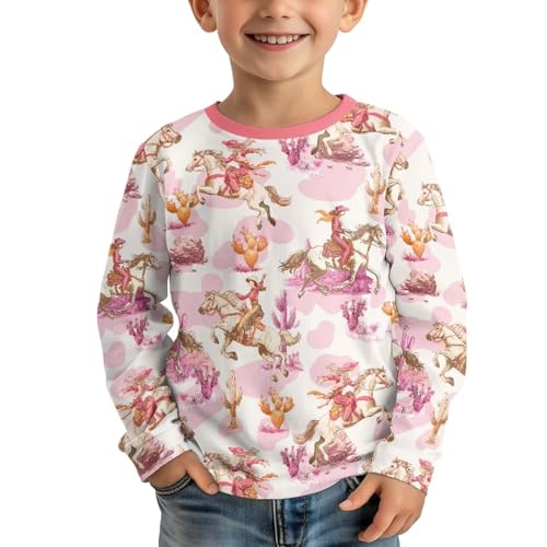 Image of Uourmeti Teens Girls Long Sleeve T Shirts Fall Outfits Boys Active Sportswear Running Tops