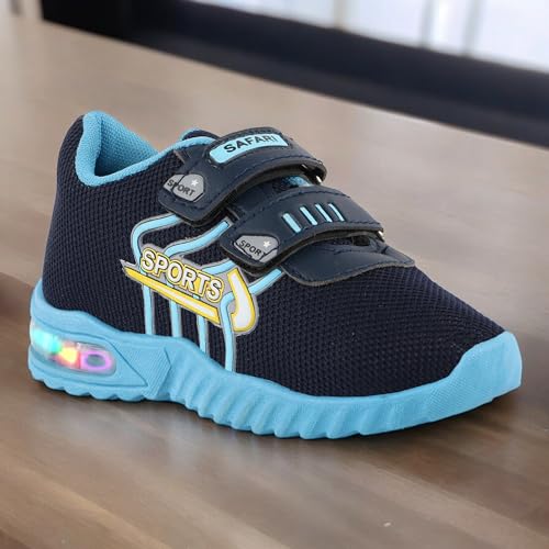 Image of Hunter-4 Multicolor LED Light Slipon Casual,Walking & Running Unisex Shoes for Boys & Girls Suitable on Every Outfit (2 Years-5 Years)(Pack of 1 Pair)
