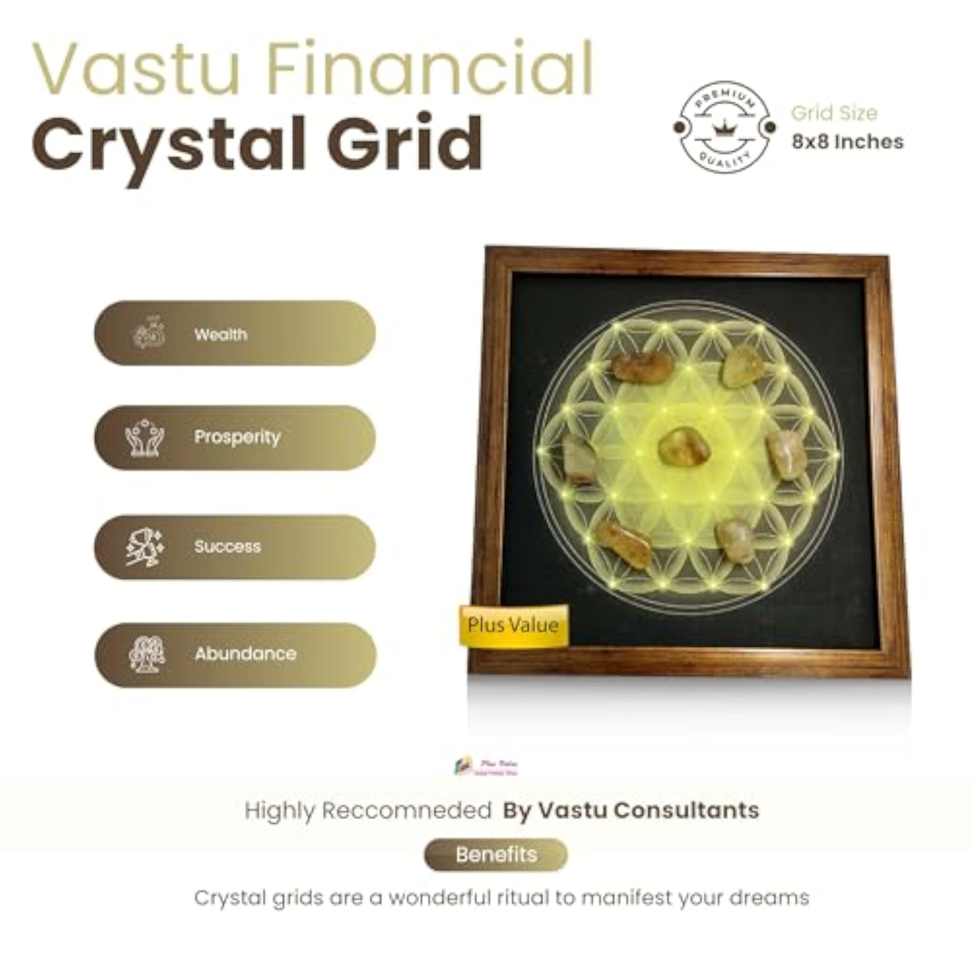 Financial Crystal Grid for Business Abundance