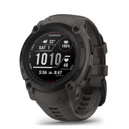 Image of Garmin Instinct E 40mm, Rugged Outdoor GPS Smartwatch, 24 /7 Health Monitoring, Wrist-Based Heart Rate, Up to 16 Days of Battery Life, Charcoal