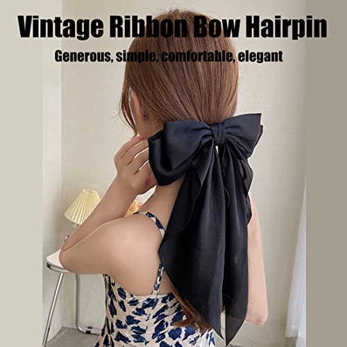 LEEQ 2 Pezzi Velluto per capelli fiocco in raso