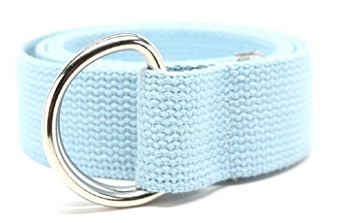 Deal Fashionista D Ring Webbed Cotton Canvas Belt 1.25