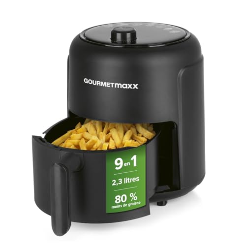 GOURMETmaxx | Friteuse à air chaud 2,3l | Idéal pour frire, griller, rôtir etc. | Préparation light et douce | Fonction minuterie pour une cuisson précise...
