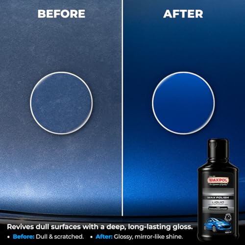 Waxpol Wax Polish Liquid For Showroom Finish (With Super Cleansing Agent) 100 ml (ASF-810)