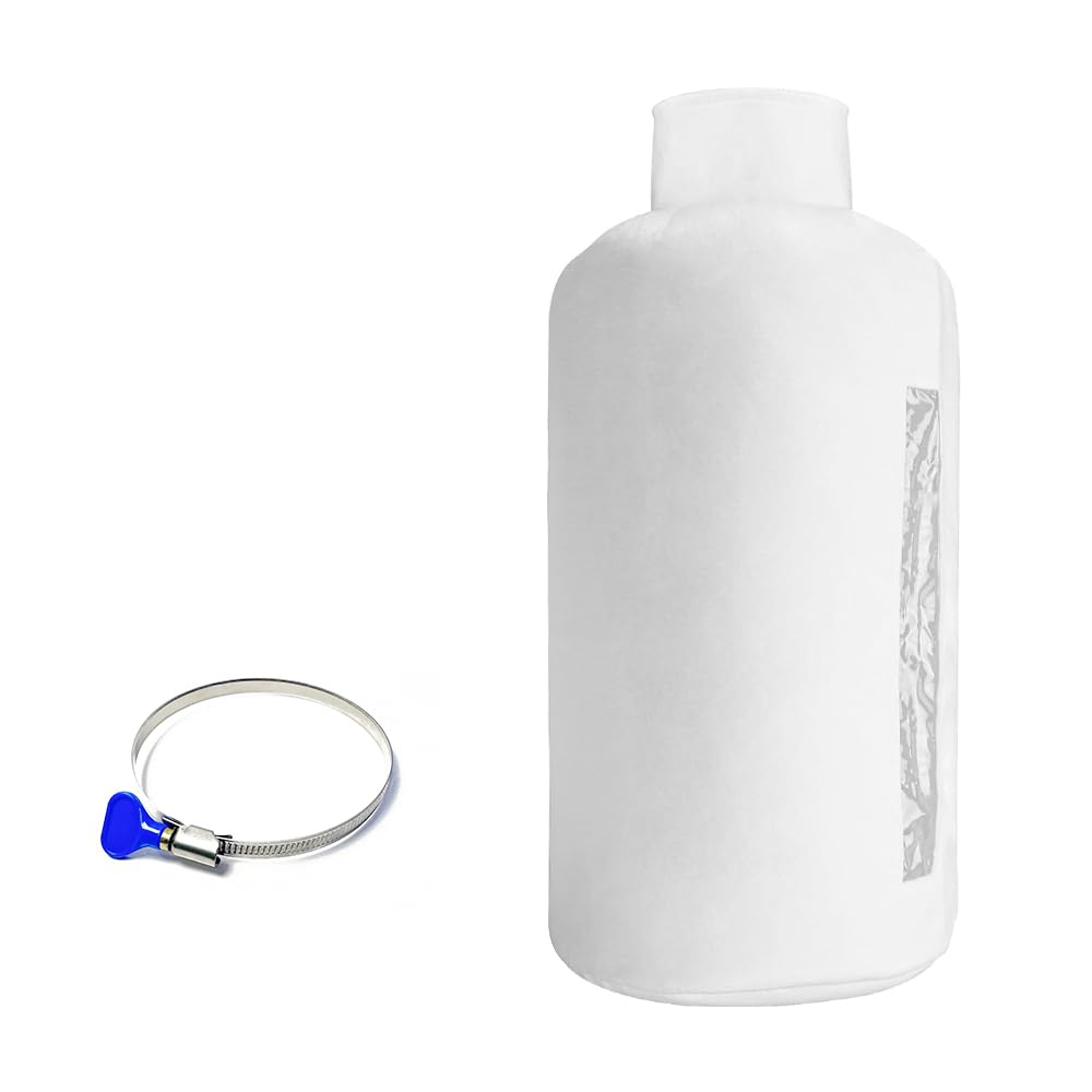 Dust Collection Bag Compatible with Dewalt Planer 70399 DW735 DW734, featuring 4" Port 30 Micron Dust Collector Filter & 4" Key Hose Clamp All 4" OD