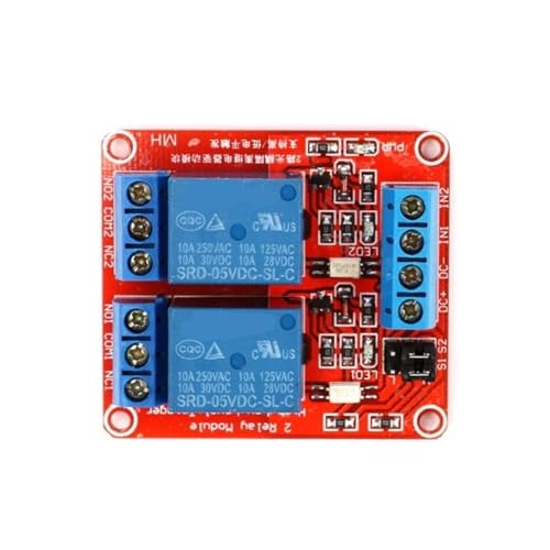 Relais 24V 2 canaux rouge anti-parasite pour sécuriser vos commutations