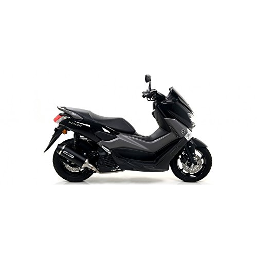 ARROW URBAN ALUMINIUM DARK SILENCER WITH DARK END CAP YAMAHA N-MAX 125/155 ’17/20 - TRICITY125’17/20 ALUMINIUM DARK URBAN SILENCER WITSTEEL DARK END CAP FOR ARROW COLLECTOR