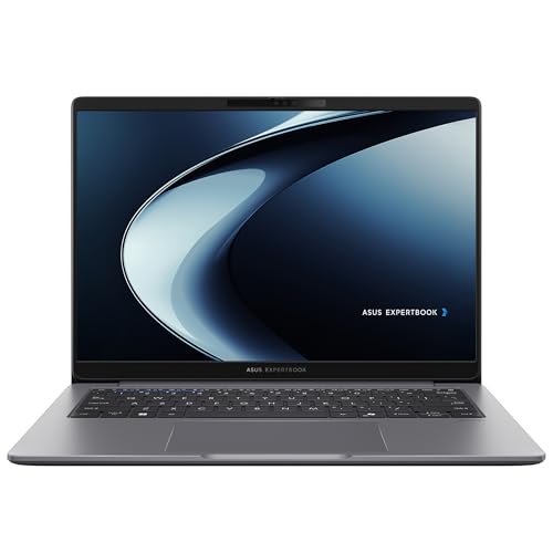 Image of ASUS ExpertBook PM3 14 inch Business Laptop, AMD Ryzen AI5 330 Processor, 16GB RAM, 512GB SSD, WiFi 7, Windows 11 Pro, Misty Grey, PM3406CKA-XS54
