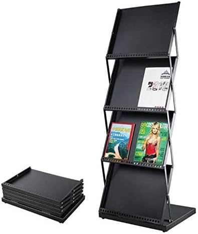 Pathos India Large Folding Standing Brochure Catalogue Magazine Holder Rack Display Stand for Office