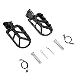 CHANGCHENG Electric Dirt Bike Foot Pegs with springs for X1 Spark,Die-cast Aluminum Alloy Foot Rest Pedal Footpegs for Ebike Spark X1