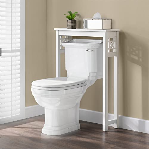 Derby Over-the-Toilet Storage Shelf – 37" Tall Bathroom Space Saver