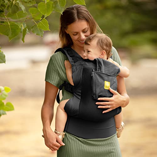 Líllébaby 3-In-1 Ergonomic Carryon Airflow - Toddler Carrier - With Lumbar Support & Breathable Mesh - For Children 25-60 Lbs - Perfect For Hiking, Travel And Everyday Family Events - Black #TOP4