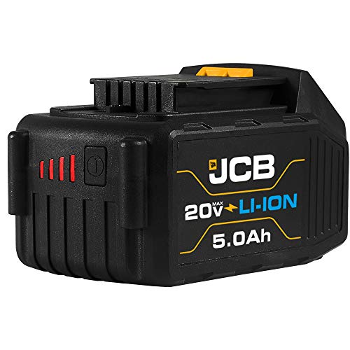 Jcb Tools - 20V Lithium-Ion Battery 5.0Ah With Charge Remaining Indicator - For Jcb 20V Power Tools - Drill, Jigsaw, Recip Saw, Circular Saw, Multi Tool, Miter Saw, Angle Grinder, LED Work Light by JCB - Image 2