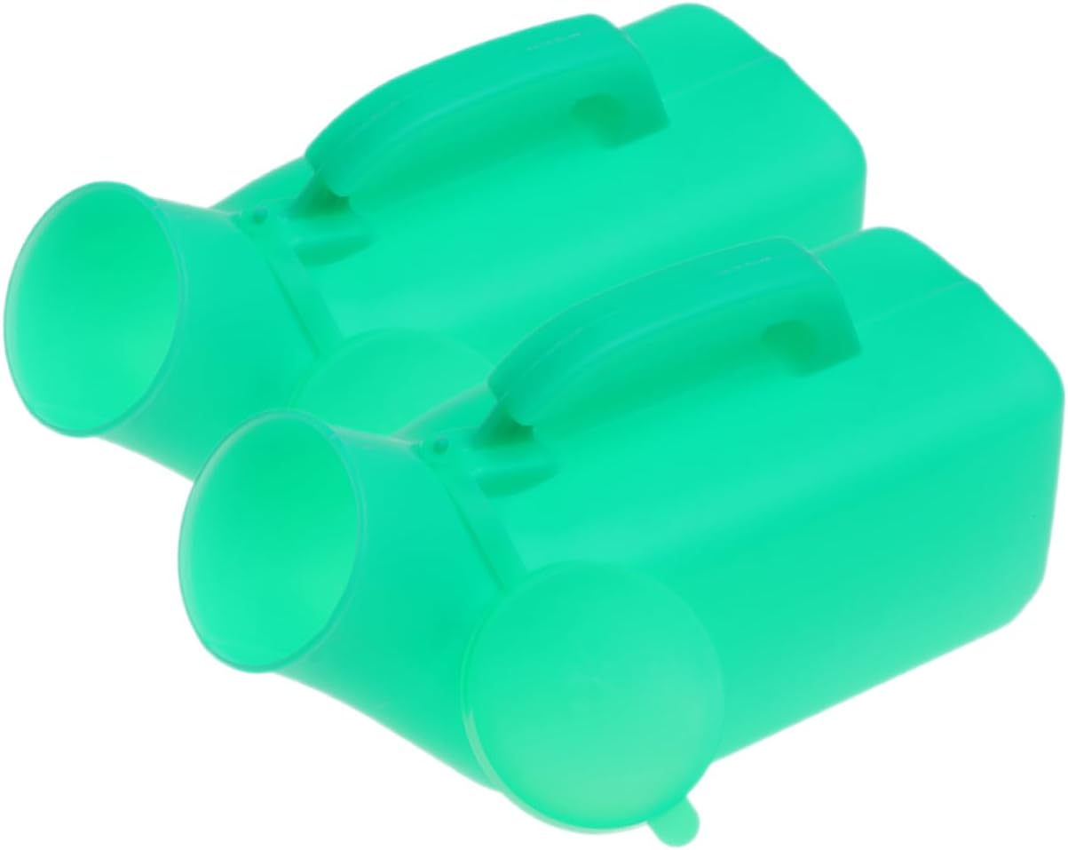 2 piezas urinal masculino reutilizable portátil para hombres miniatura 1