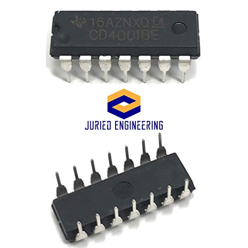 Juried Engineering Cd4001Be Ic Cmos Quad 2-Input Nor Gate (Pack Of 1) #TOP1