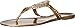 Jack Rogers Women's Georgica Jelly Sandal, Gold, 9 M US