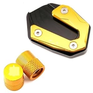 Motorcycle Foot Plate Pad Tracer7 Accessorie Cnc Kickstand Foot Side Stand Enlarger Pad &Amp; Tire Valve Cap For Y&Amp;Amaha Tracer 7 700 Gt Mt07 Xsr 700 Fz07 Mt07 3 416yue7rckl. sl500 . ss300