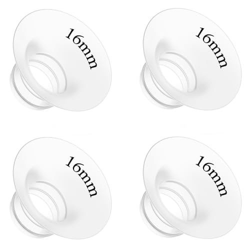 4Pcs Flange Insert 16mm Compatible con Extractores de Leche