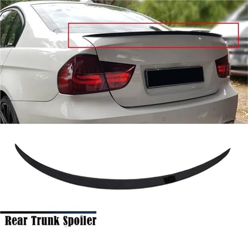 Becquet de toit pour BMW Série 3 E90 look carbone spoiler arrière 2004-2011 - 2