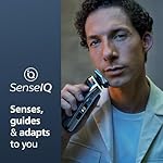 Philips Norelco Shaver Series 9000, Wet and Dry Electric Shaver, with Lift & Cut Shaving System and SenseIQ Technology, Pop-up Trimmer, Cleaning Pod, Charging Stand and Travel Case, Model S9987/85 - Image 3