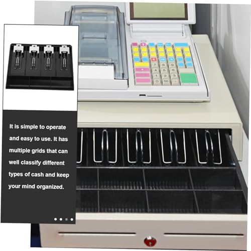 Caisse à compartiments multiples NUOBESTY avec clip de fixation pour billets - 4