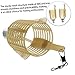 Sosoport 2sets Foldable Fishing Bait Cage for Mesh Lure Cage Abs Iron Compact for Eels Crabs Shrimp 4pcs*2