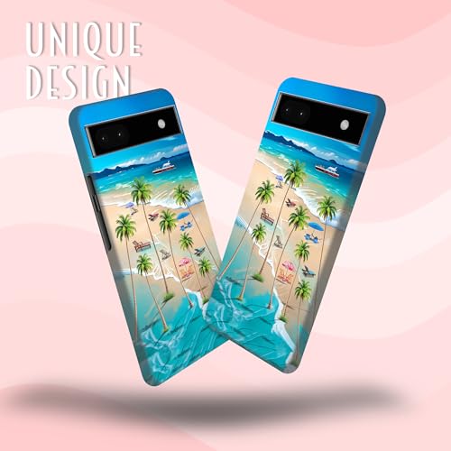 Coque antichoc Pixel 6a fine plastique rigide blanc
