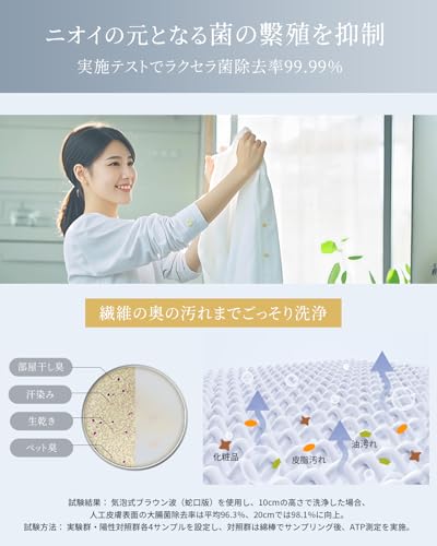 undefined SOLEMOOD 微細バブル発生器 1.9億/mL以上のナノレベルの泡発生 タテ型洗濯機/ドラム式洗濯機対応 工具不要 汚れ除去 ニオイ除去 槽洗浄 (銀灰色) の商品画像 4