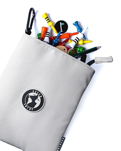 Green Swing Golf Accessory Bag, Off-white, M