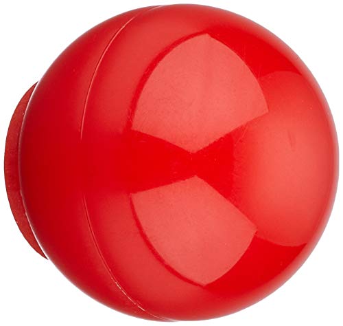 TRUSCO P-TPB20-5R Resin Grip Ball, No Core, Red, Φ0.8 x M0.2 inches (20 x 5 mm)