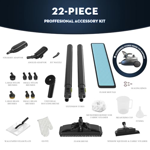GOATCLEAN Heavy-Duty Steam Cleaner with Accessories