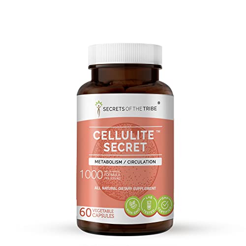 Cellulite Secret 60 Capsules, 1000 Mg, Gotu Kola, Alfalfa, Rosemary, Dandelion, Beet Root, Fenugreek Metabolism/Circulation (60 Capsules) #TOP29