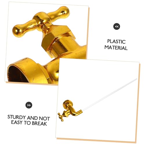 Supvox 1 Satz unsichtbarer Wasserhahn brunnen unsichtbares Leitungswasserspiel deko Wasserhahnbrunnen für den Garten schwimmender Wasserhahnbrunnen Sprühwasser Acrylrohr Spritzgerät